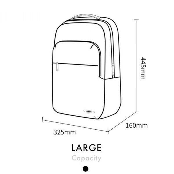 Рюкзак Xiaomi 90 Points NINETYGO Btrip Large Capacity Backpack (черный)