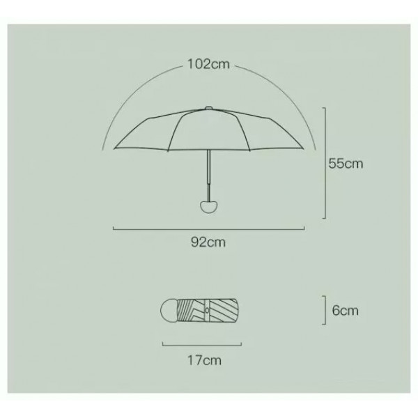 Зонт Xiaomi Zuotou Fashionable Umbrella (чёрный)