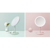 Зеркало косметическое Xiaomi DOCO Daylight Small Pink Mirror Pro (розовый)