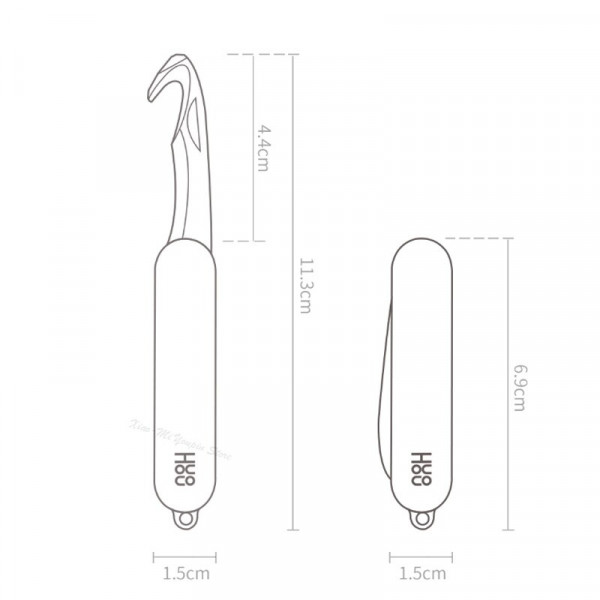 Перочинный нож Xiaomi Huohou Fire Mini Box Knife (HU0036, чёрный)