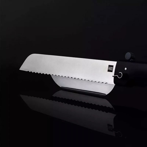 Нож-слайсер для Хлеба HuoHou, длина лезв. 177 мм (HU0086, черный)