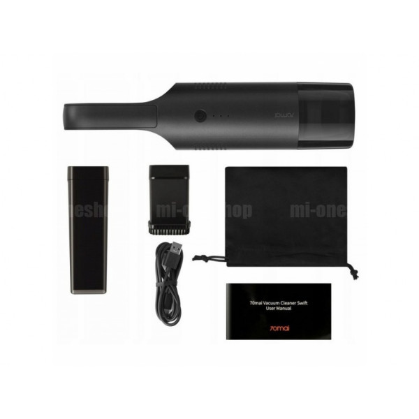 Пылесос для автомобилей Xiaomi 70mai Vacuum Cleaner Swift Midriver (PV01, EU черный)
